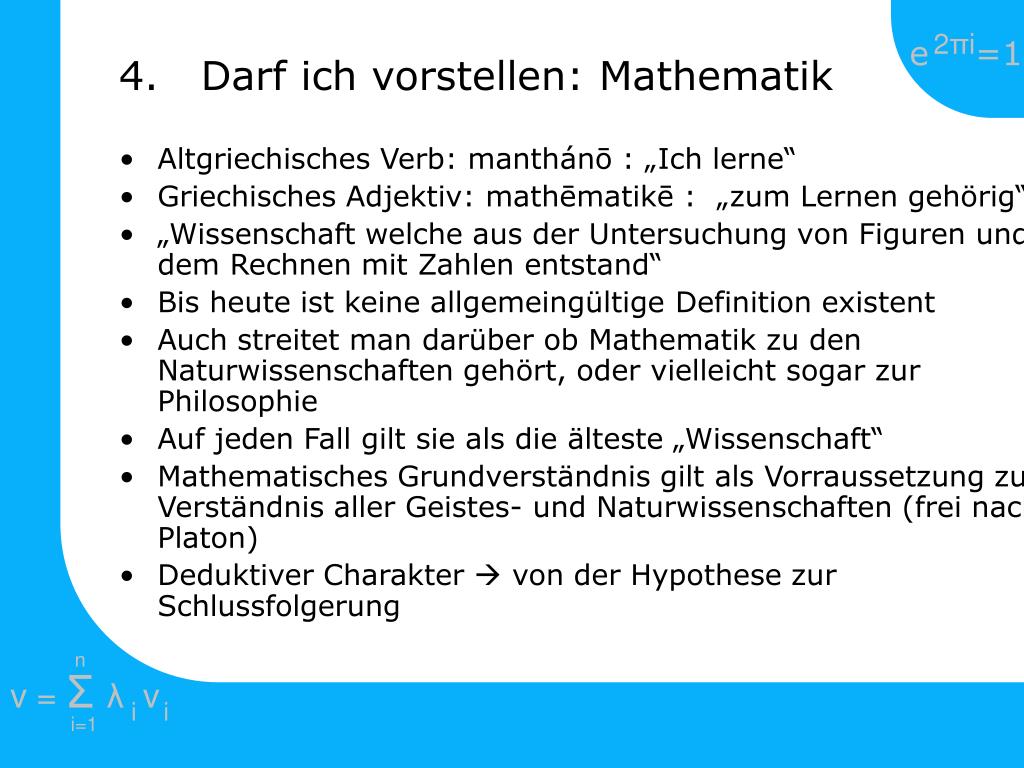 PPT Was ist Mathematik? PowerPoint Presentation, free download ID