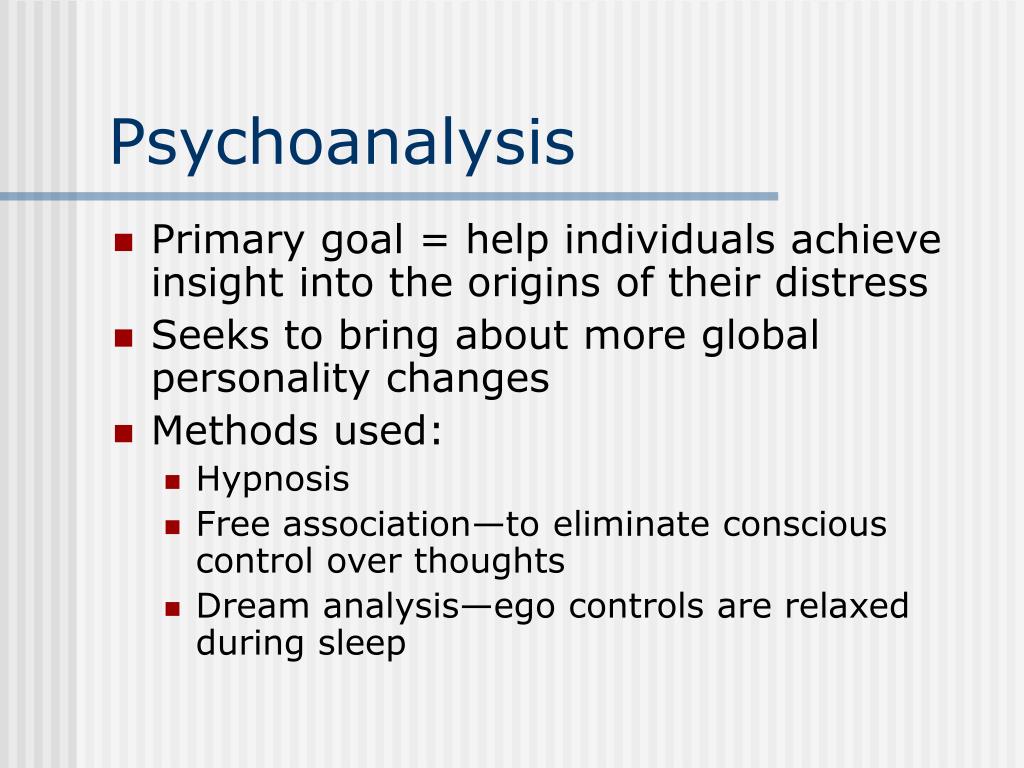 PPT Psychodynamic & Interpersonal Therapies PowerPoint Presentation