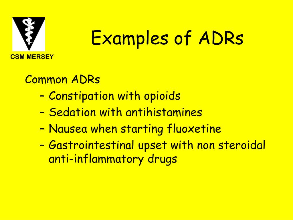 PPT A dverse D rug R eactions (ADRs) and reporting to The Yellow Card