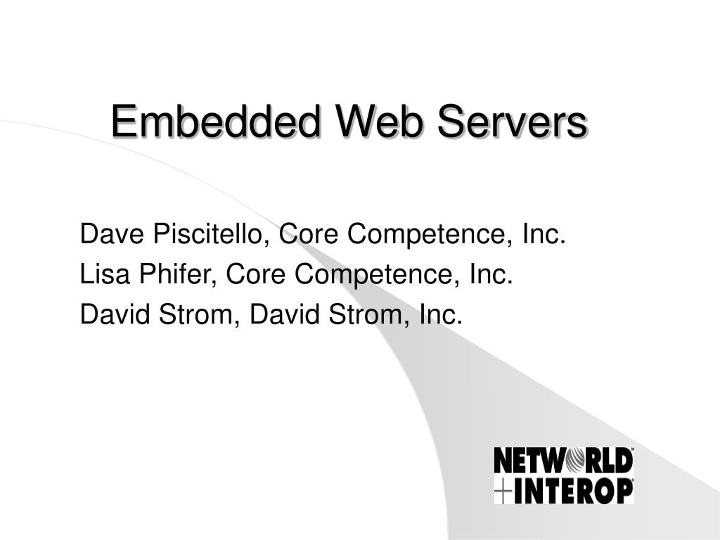 PPT Embedded  Servers PowerPoint Presentation, free download ID
