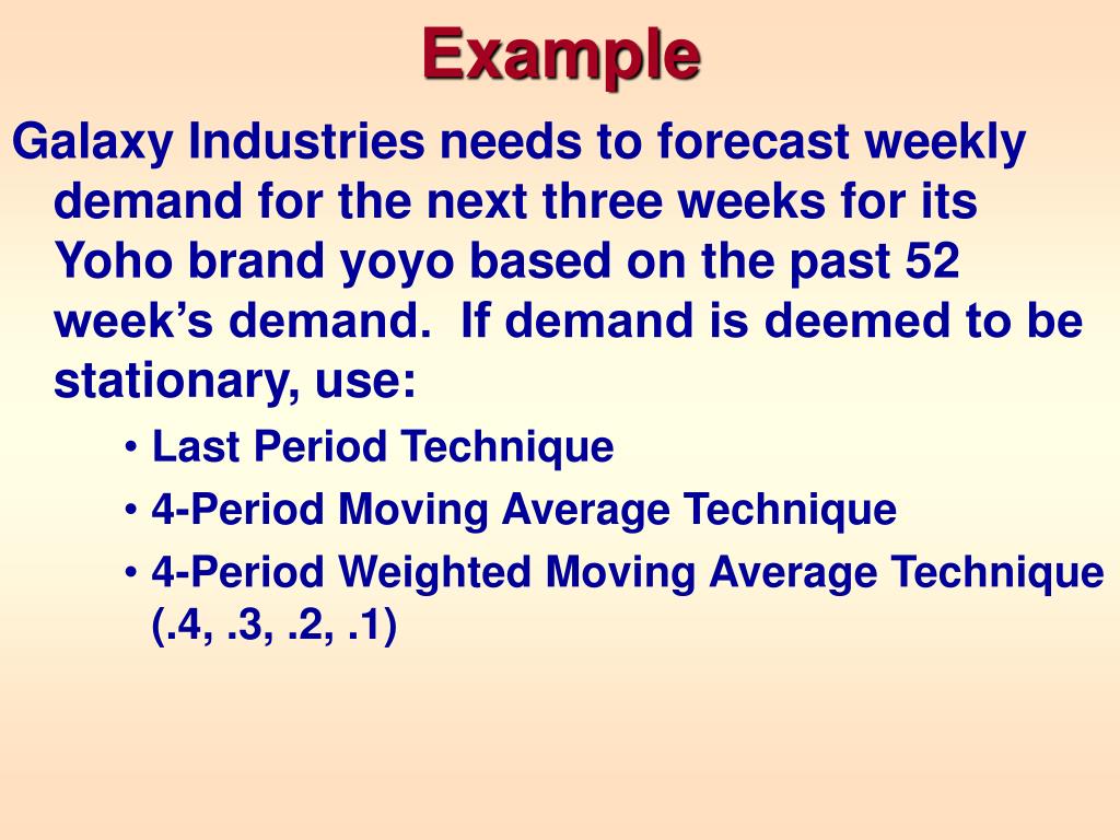PPT Forecasting Basic Concepts And Stationary Models PowerPoint Presentation ID453138
