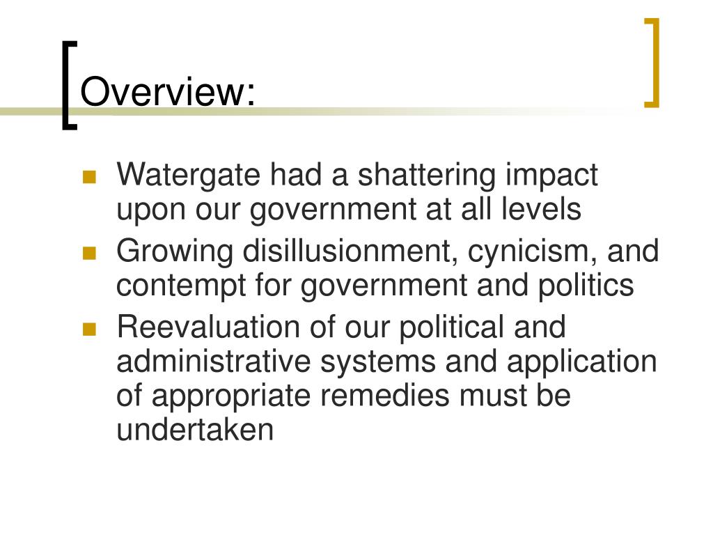 PPT Watergate Implications for Responsible Government PowerPoint
