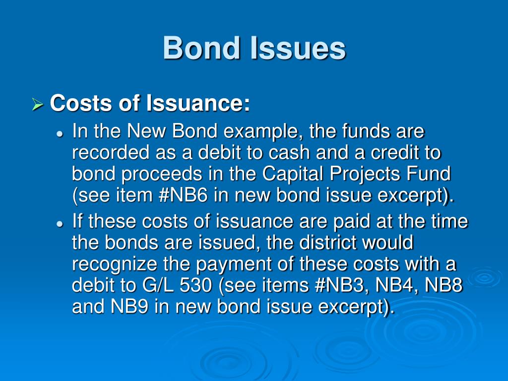 PPT Accounting for Bond Issues and Refundings PowerPoint Presentation