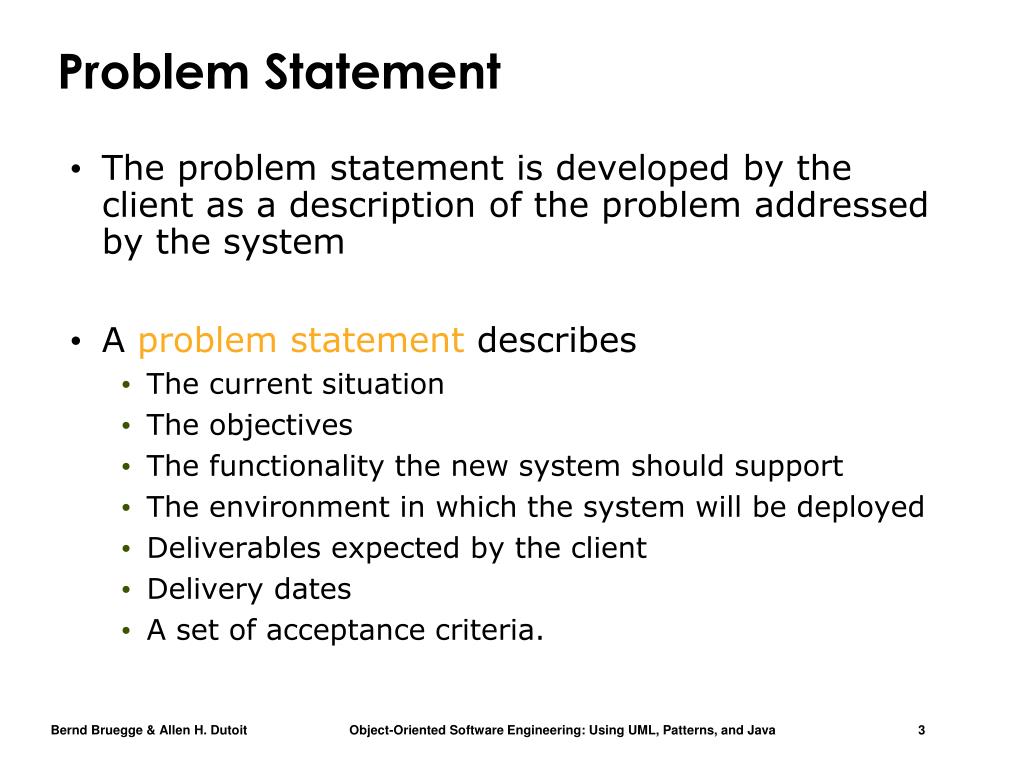 Problem Statement