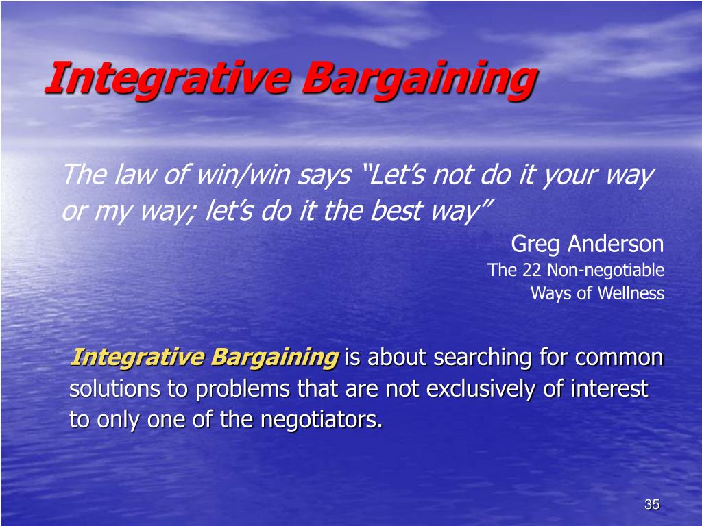 PPT NEGOTIATION STRATEGIES PowerPoint Presentation ID457464