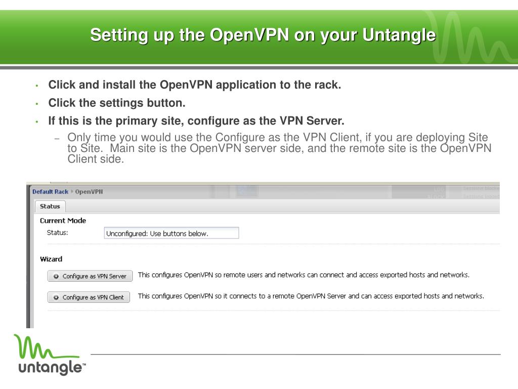 PPT Untangle and OpenVPN PowerPoint Presentation, free download ID