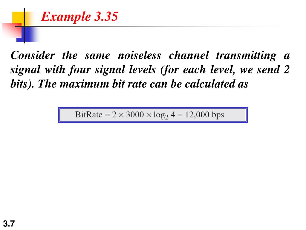 PPT 35 DATA RATE LIMITS PowerPoint Presentation, free download ID