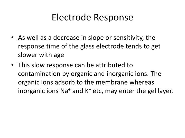 PPT Care and Maintenance of Electrodes for pH and Voltametric