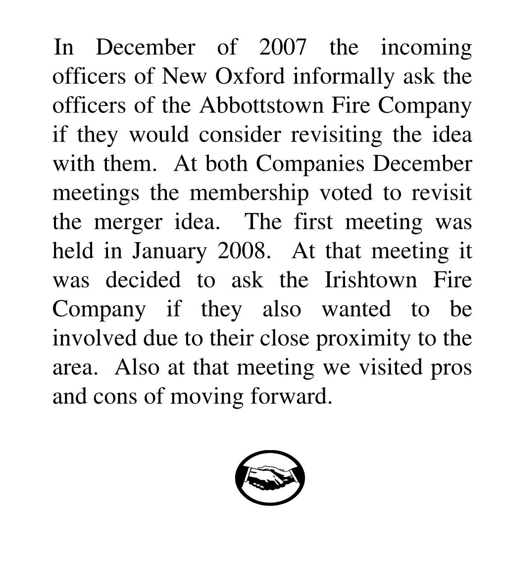 PPT Abbottstown & New Oxford Fire Companies Merger Membership Meeting