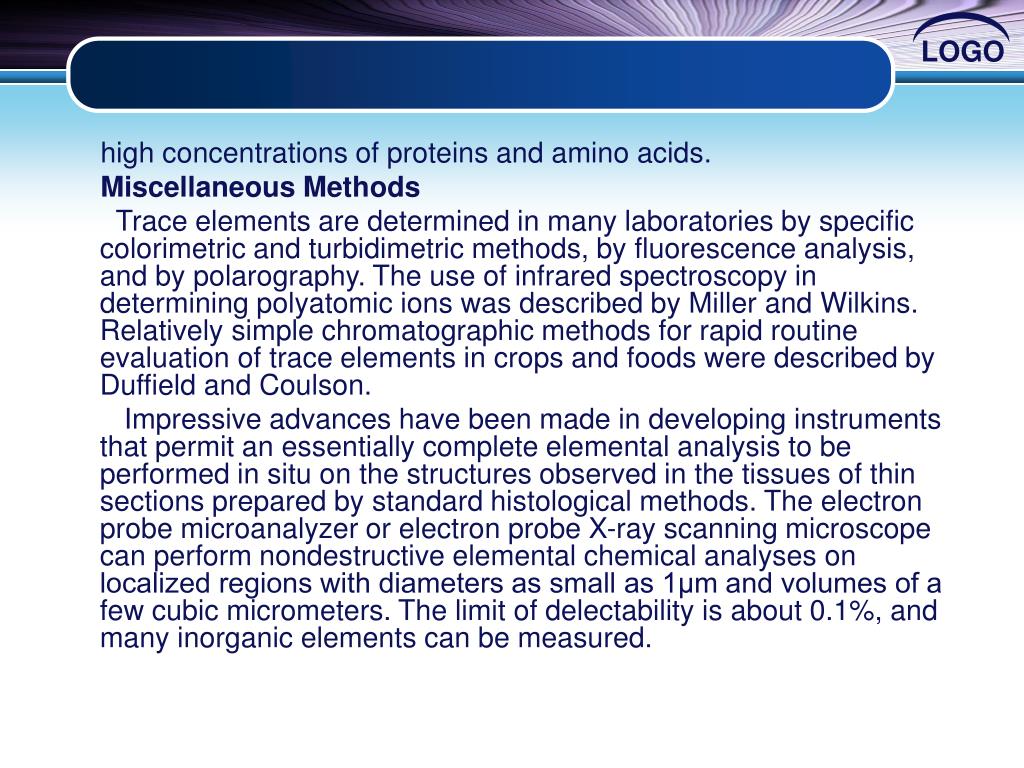 PPT Trace elements analysis PowerPoint Presentation, free download