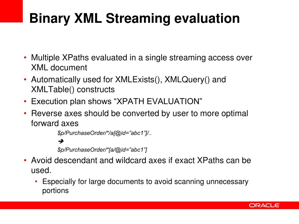PPT Managing XML Content with XML DB Getting the Best Bang for the
