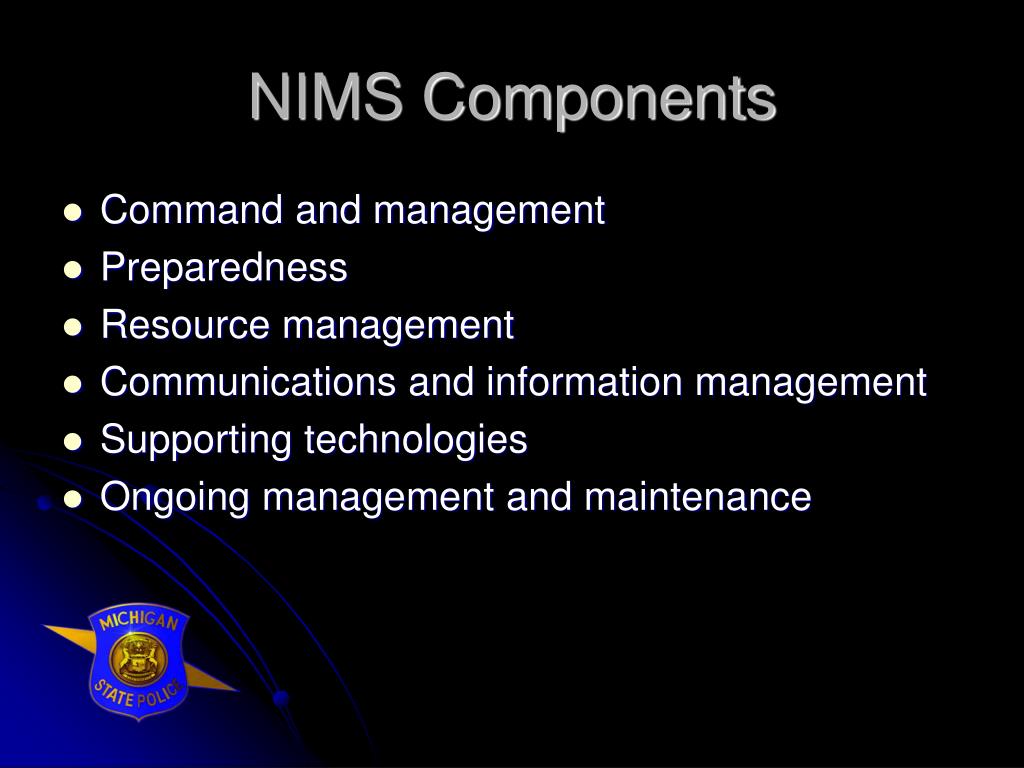 PPT National Incident Management System (NIMS) PowerPoint
