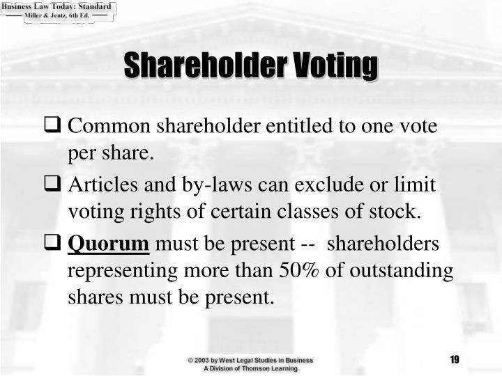 PPT Chapter 27 Corporate Directors, Officers and Shareholders