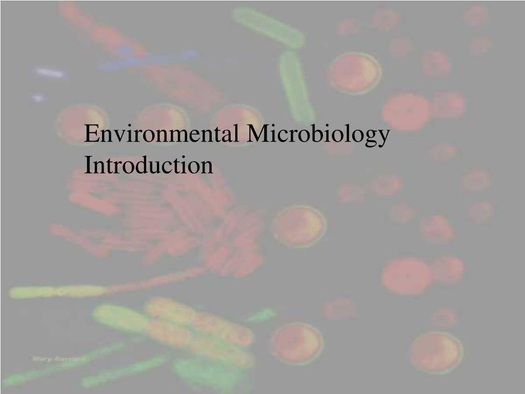 environmental microbiology slideshare