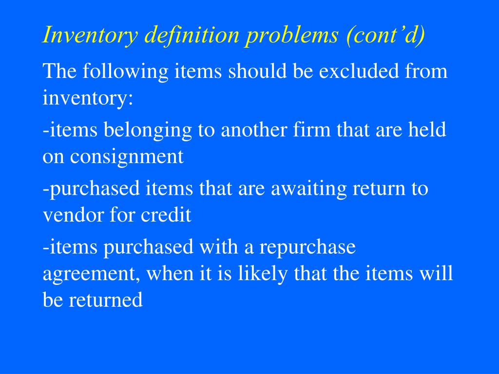 PPT FA2 Module 7 Inventories and Cost of Goods Sold PowerPoint