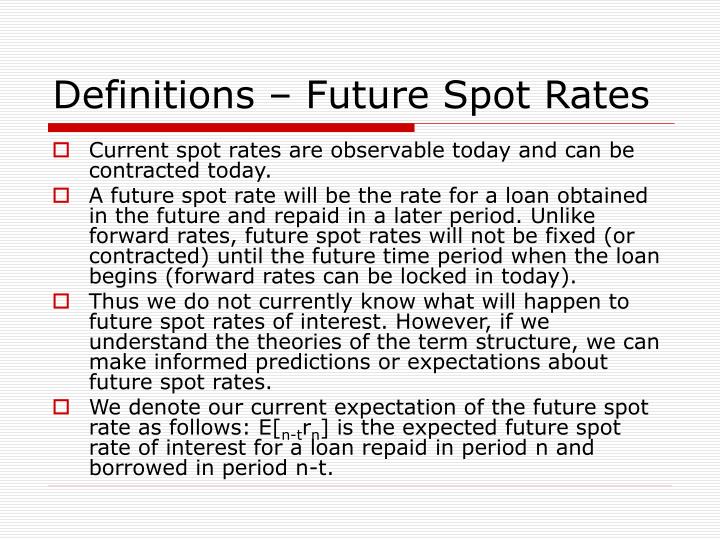 PPT Term Structure of Interest Rates PowerPoint Presentation ID467294