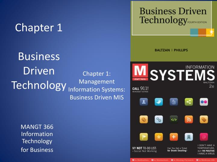 PPT Chapter 1 Business Driven Technology PowerPoint Presentation