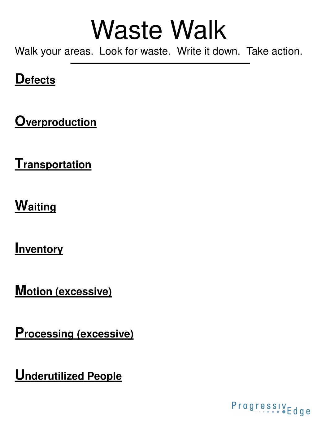 PPT Waste Walk PowerPoint Presentation, free download ID468465