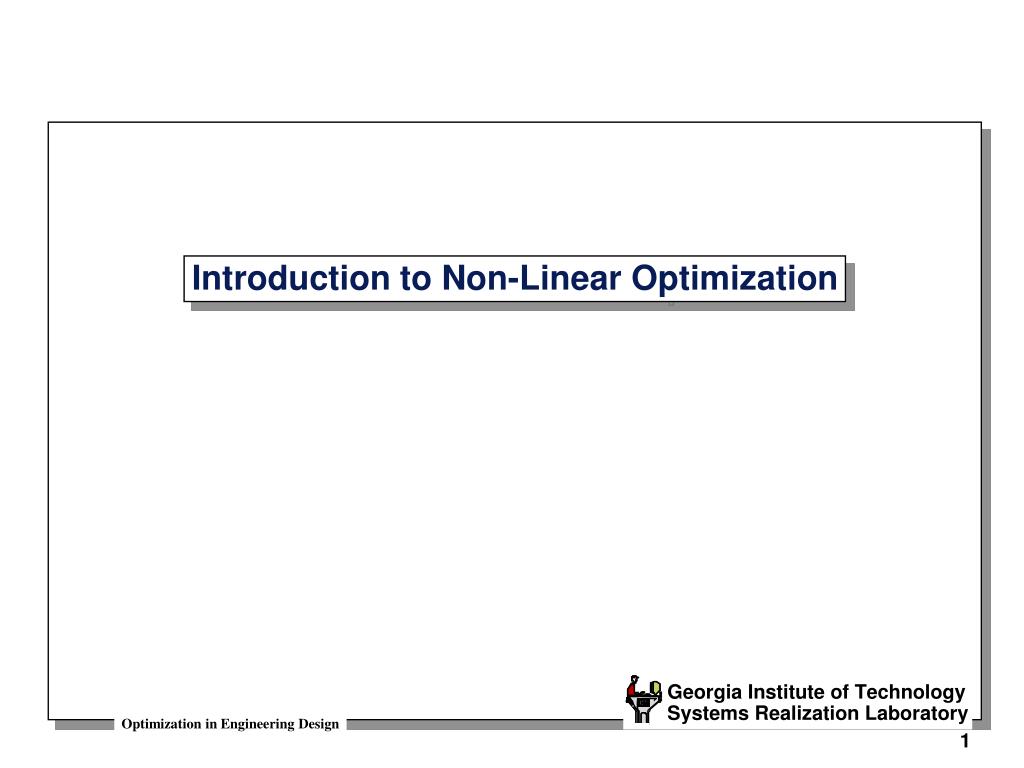 PPT Introduction to Optimization PowerPoint Presentation