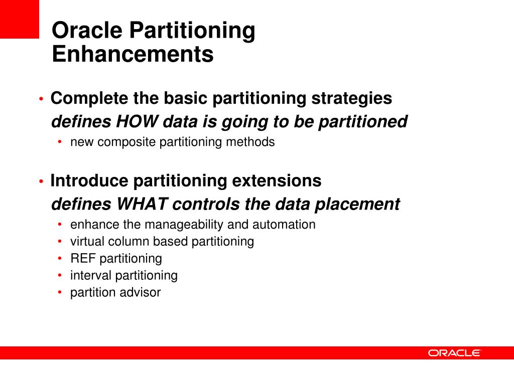 List Of Partitions In Oracle at Andrew Beaton blog