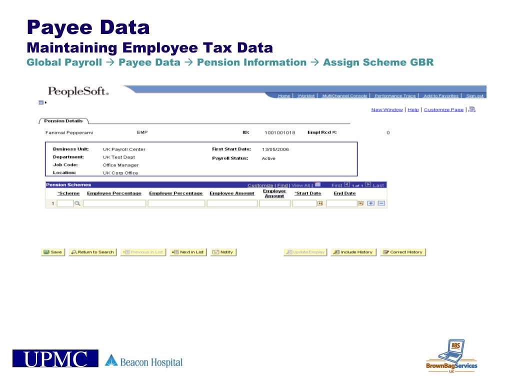 PPT Introduction to Global Payroll PowerPoint Presentation, free