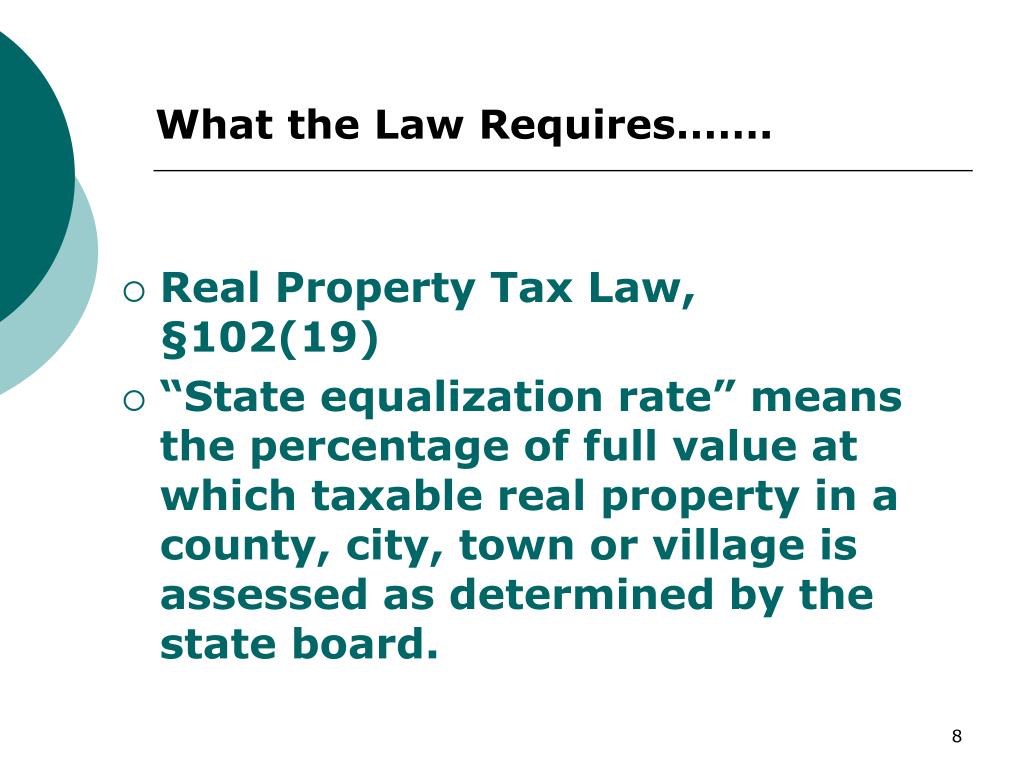 PPT Real Property Tax Equity In New York State PowerPoint