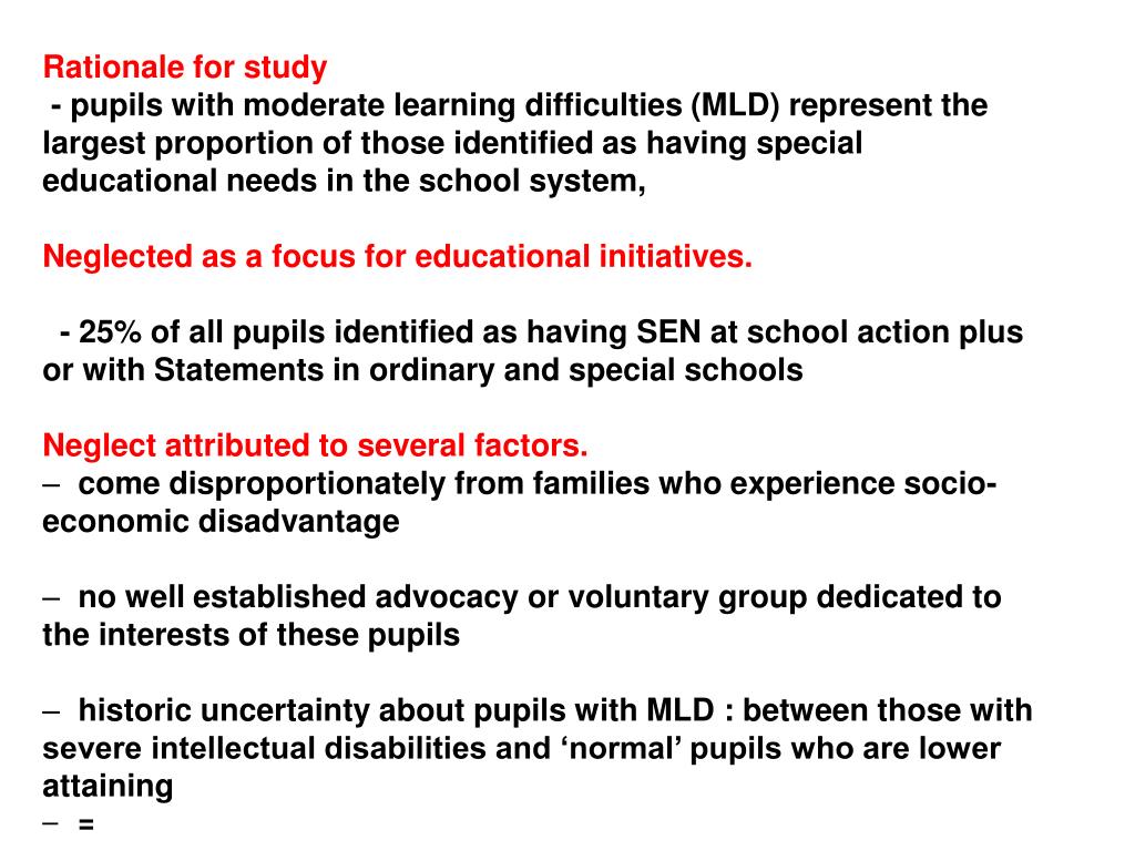 PPT Moderate Learning Difficulties the term, Lesson Study and