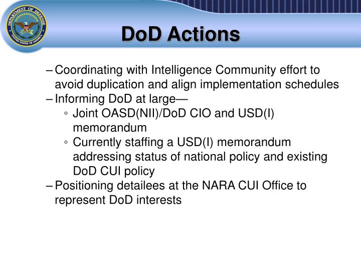 PPT Controlled Unclassified Information (CUI), the New Marking System
