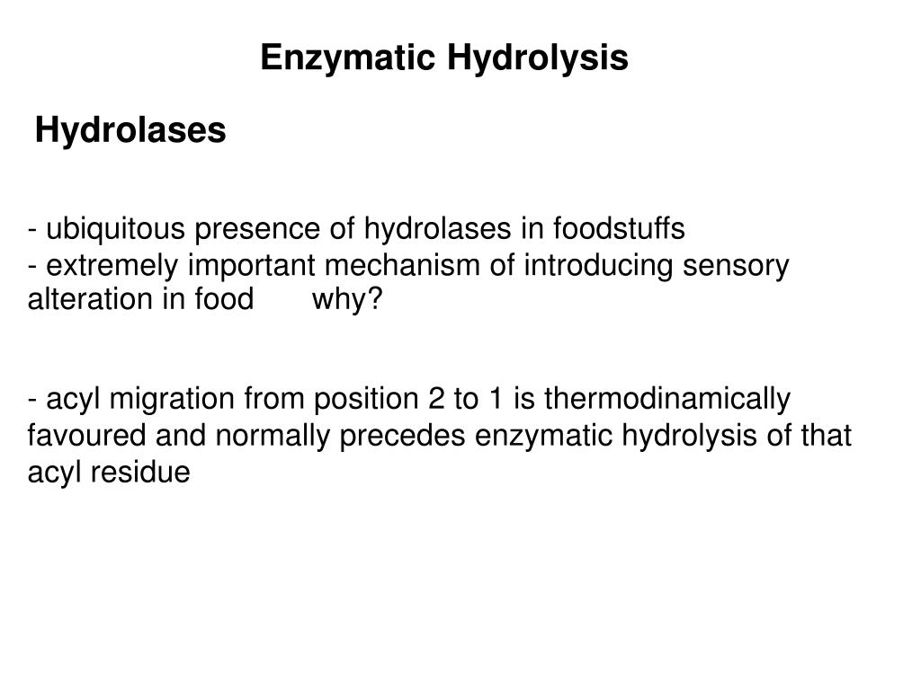 PPT Enzymatic Hydrolysis PowerPoint Presentation, free download ID