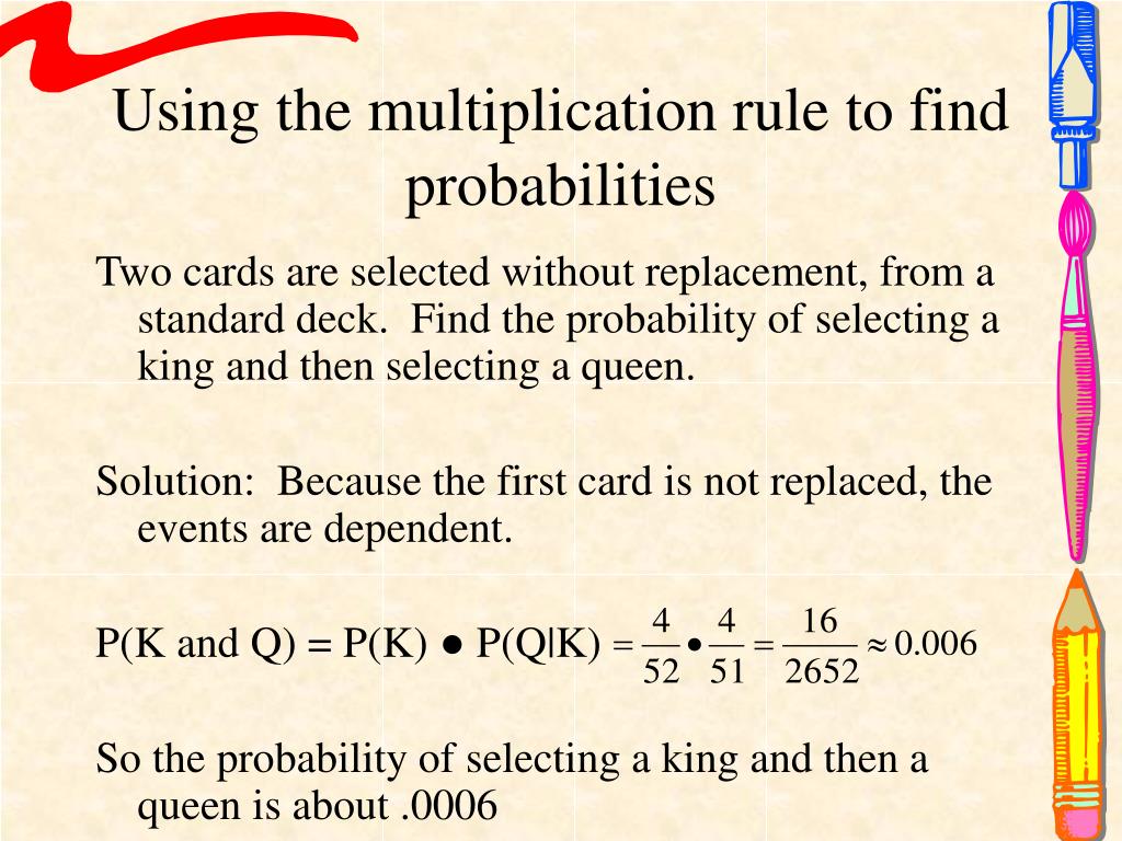 PPT 3.2 Conditional Probability & the Multiplication Rule PowerPoint
