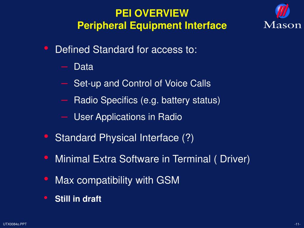 PPT Presentation to TETRA BUSINESS SYSTEMS GROUP AN INTRODUCTION TO