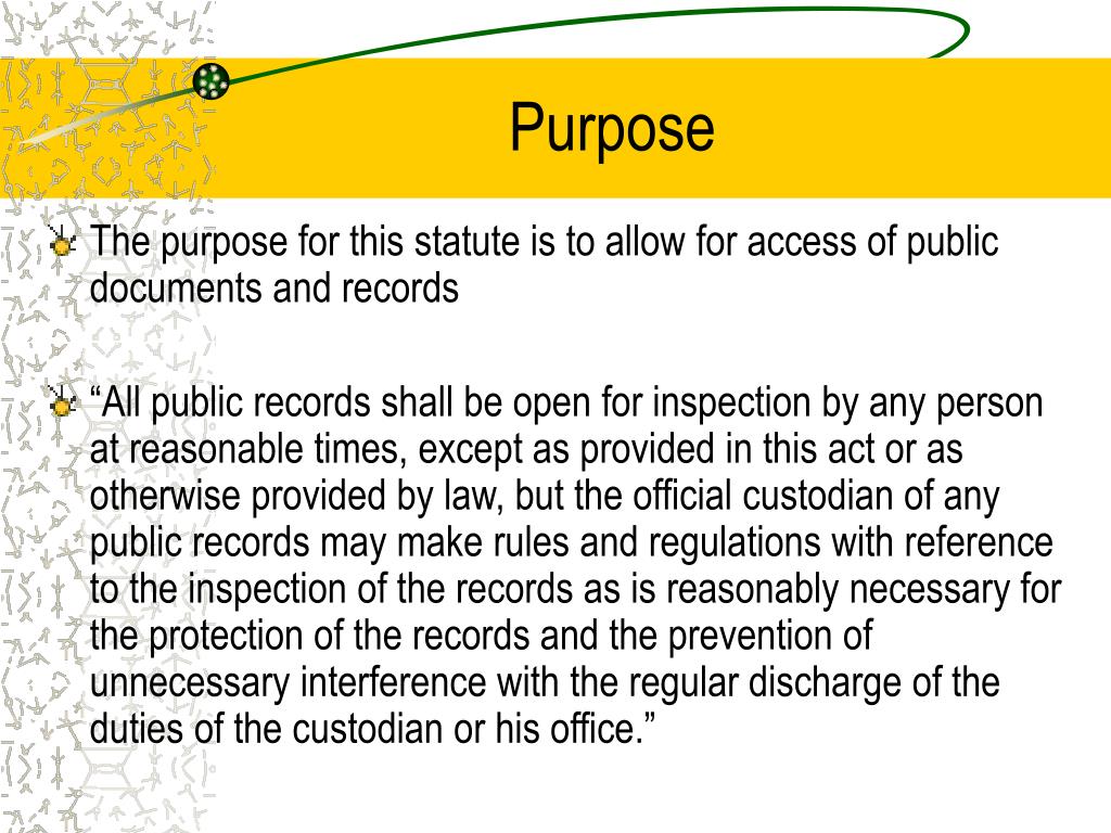 PPT The Public Records Act W.S. 164201 et. seq PowerPoint