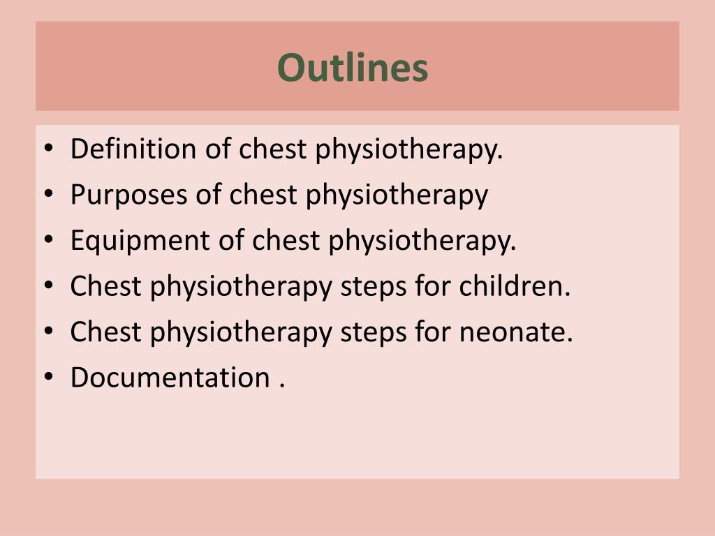 PPT Chest Physiotherapy PowerPoint Presentation, free download ID477751