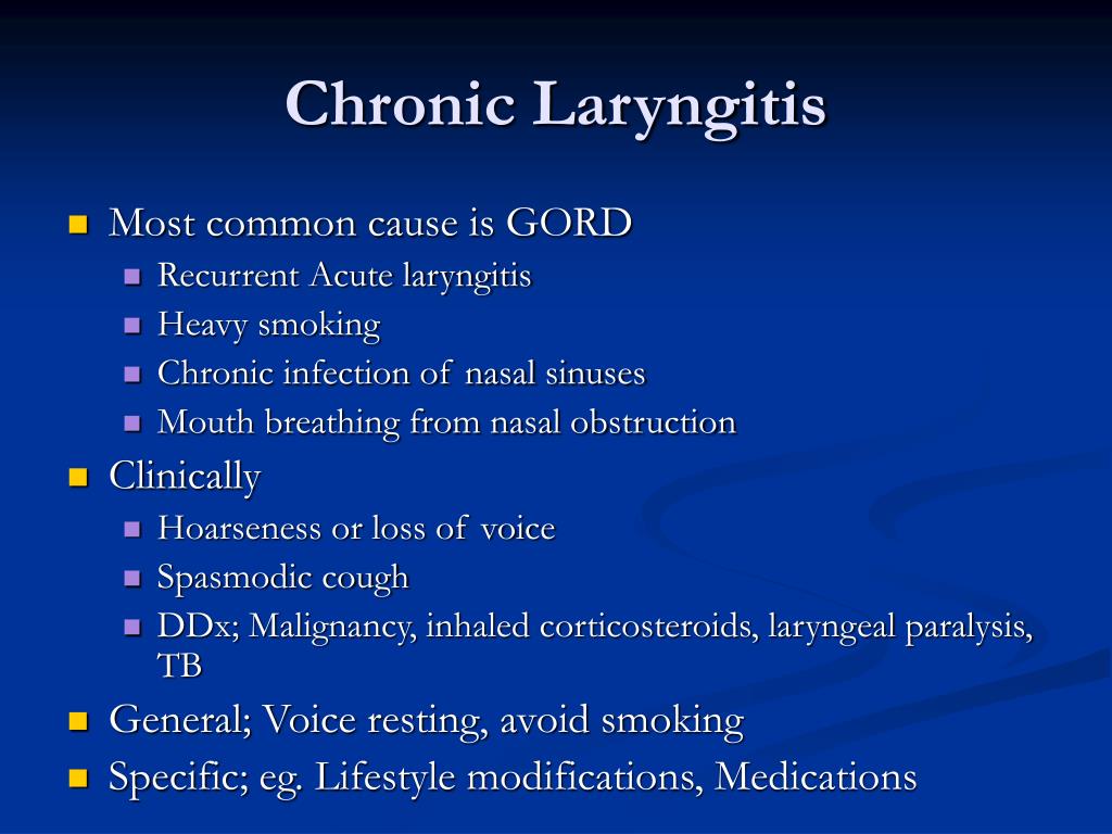 PPT Diseases of Pharynx and Larynx PowerPoint Presentation, free