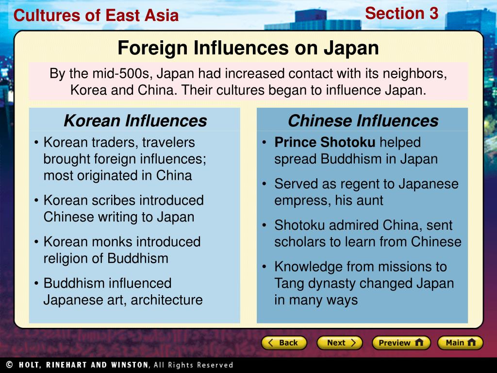 PPT Preview Main Idea / Reading Focus Early Japanese Civilization Map