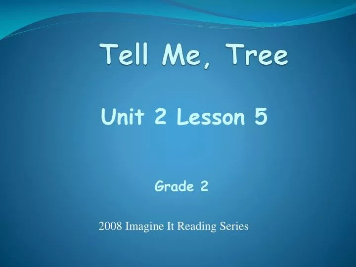 PPT Tell Me, Tree PowerPoint Presentation, free download ID478499