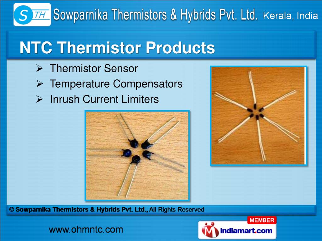 PPT PTC Resistors, Electronic NTC Thermistor and Thermistor