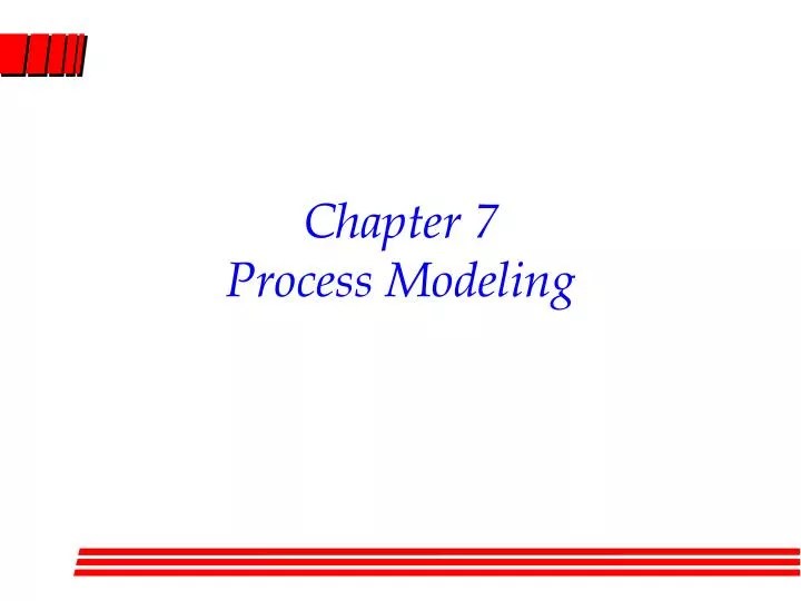 PPT Chapter 7 Process Modeling PowerPoint Presentation, free download