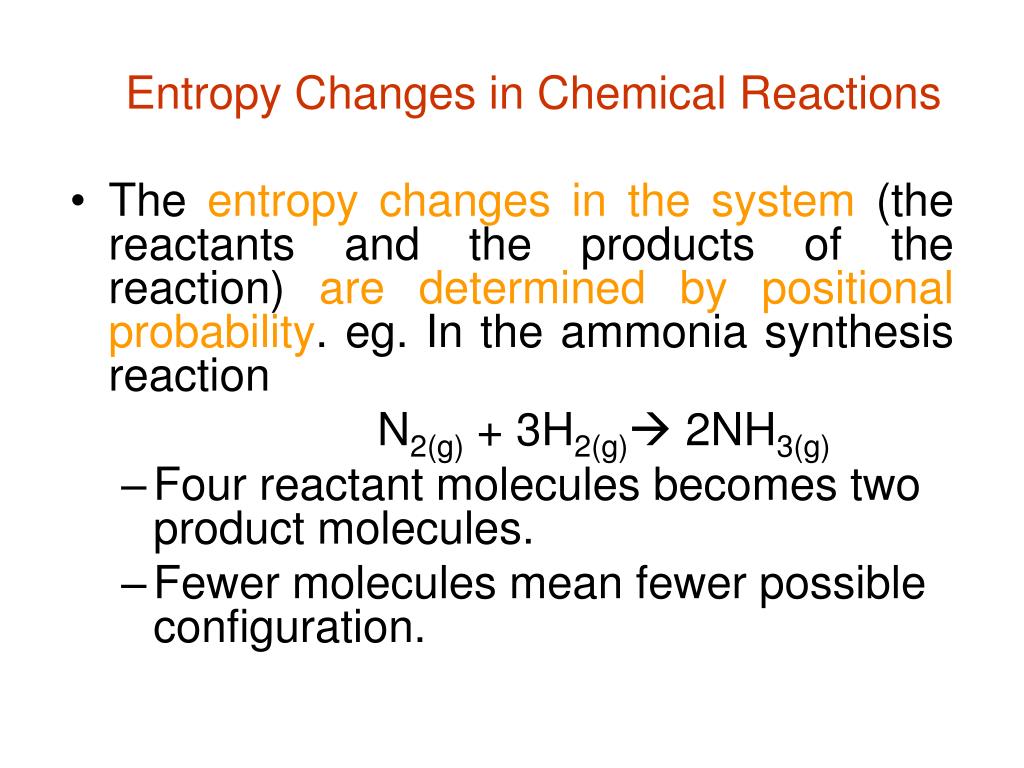 PPT Chapter 17 Spontaneity, Entropy, and Free Energy PowerPoint