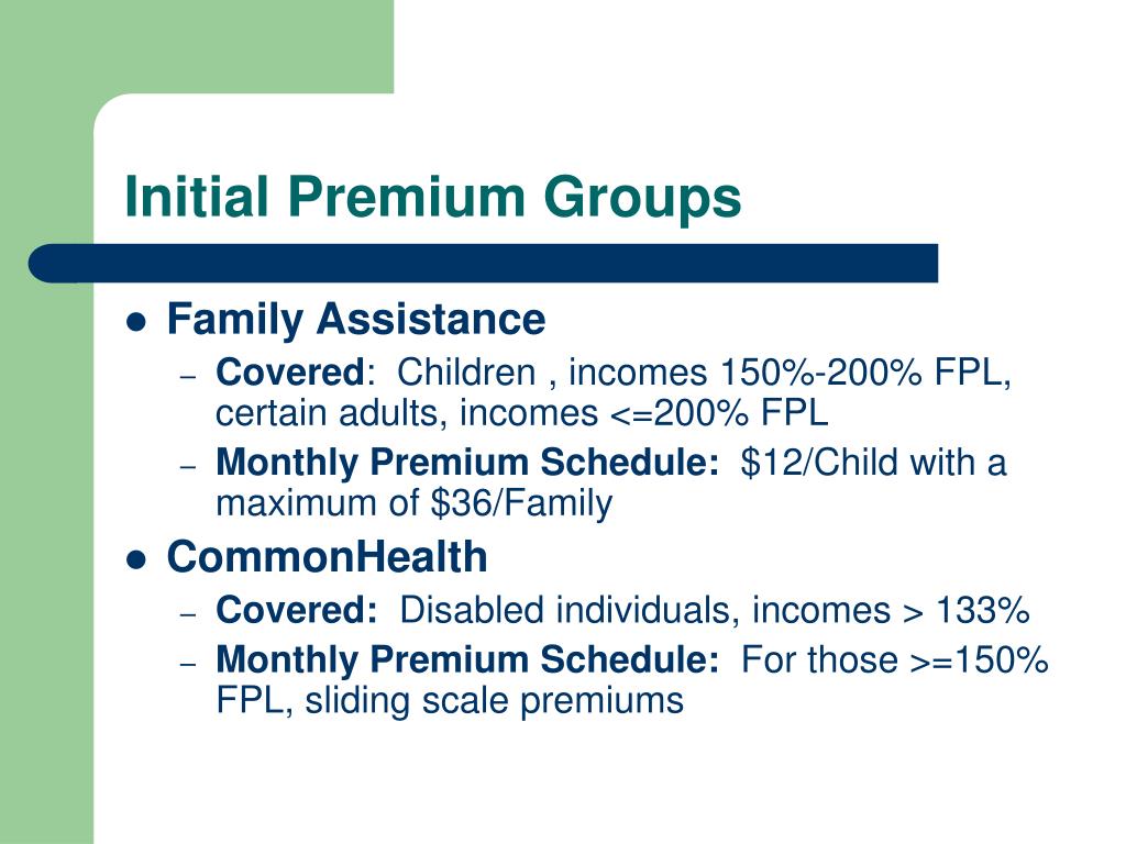 PPT MassHealth Premiums PowerPoint Presentation, free download ID
