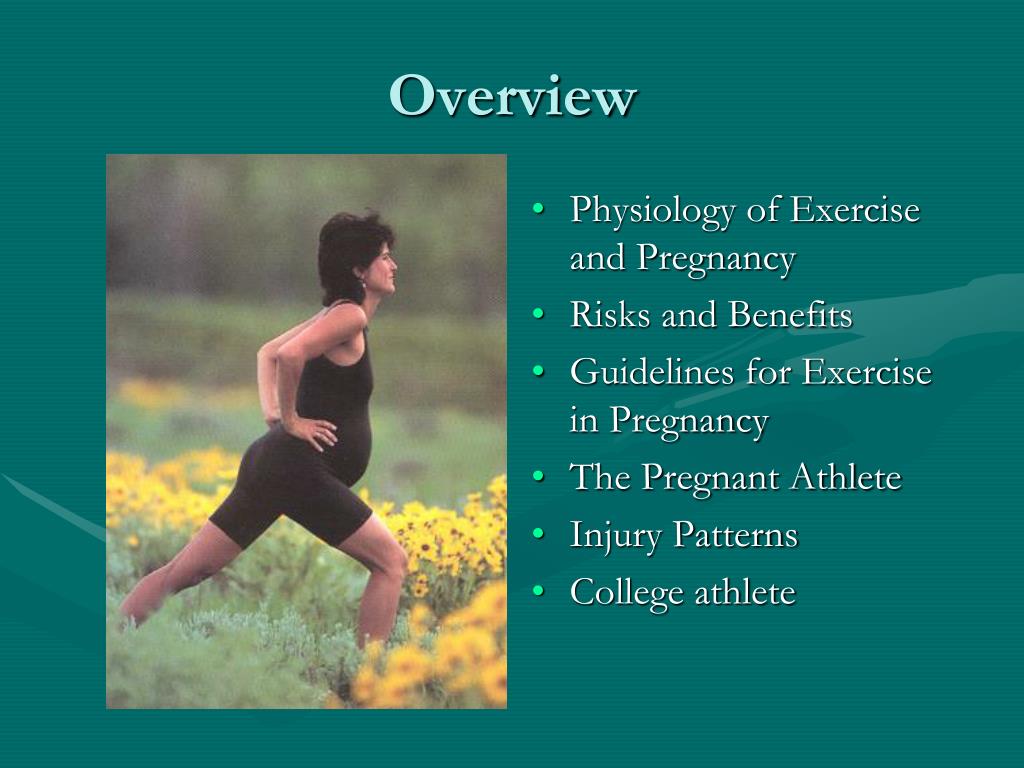 PPT Exercise During Pregnancy PowerPoint Presentation ID481488