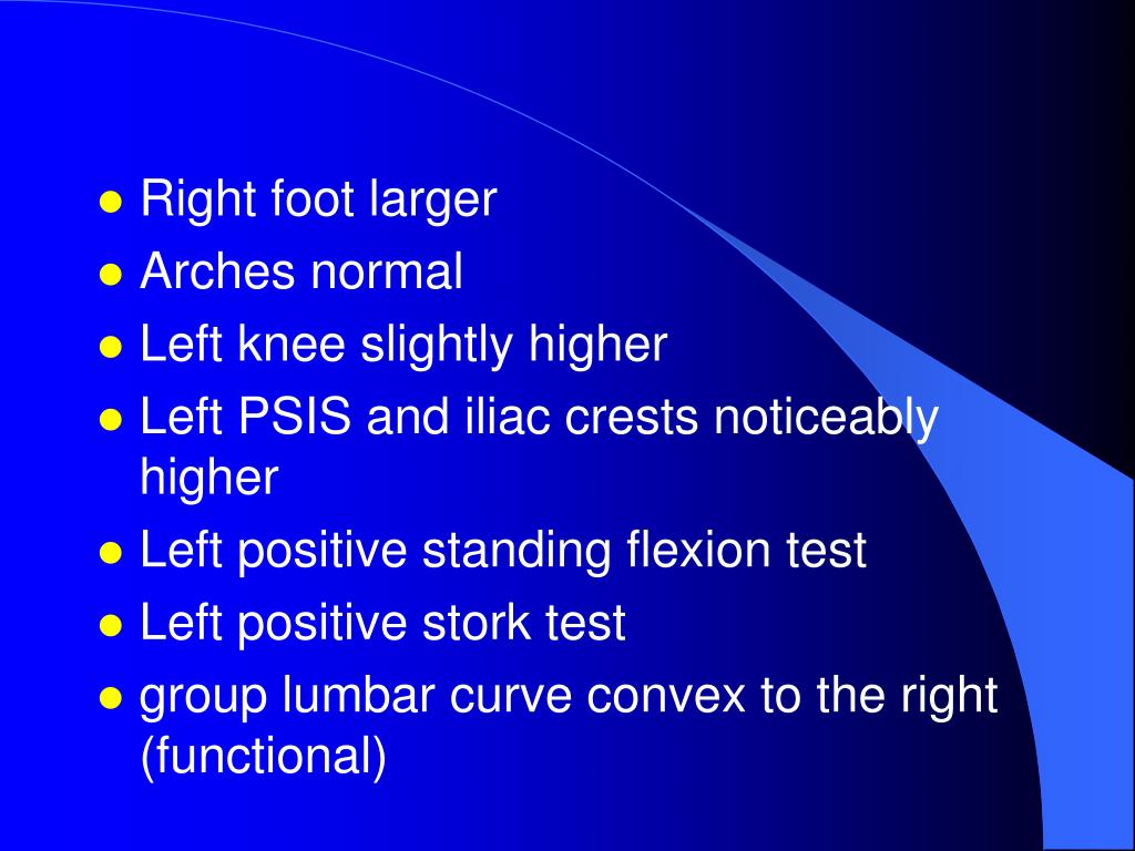 PPT Lower Extremity Osteopathic Approach to Patients with Postural