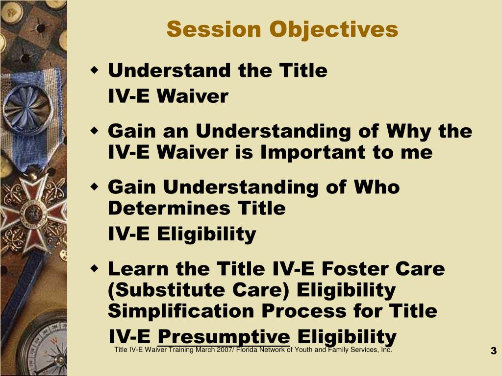 PPT THE FLORIDA NETWORK OF YOUTH AND FAMILY SERVICES, INC. TITLE IVE