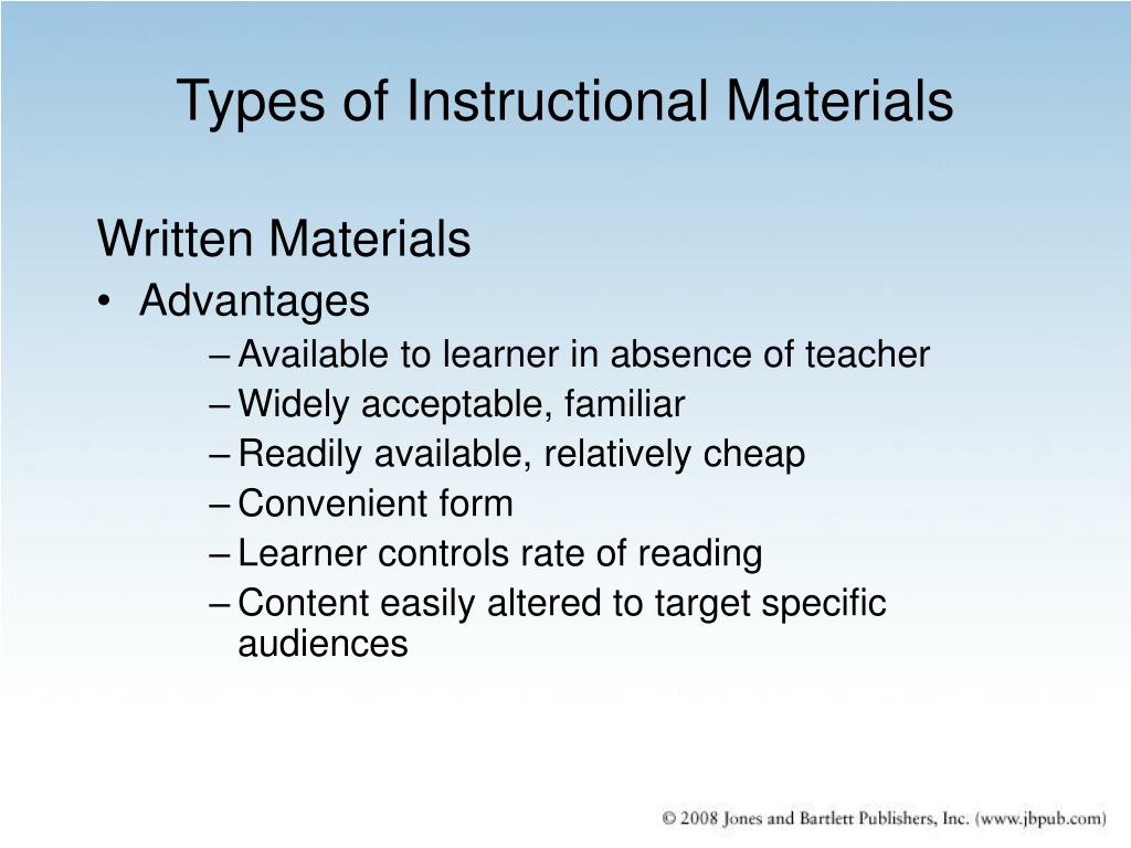 PPT Chapter 12 Instructional Materials PowerPoint Presentation, free