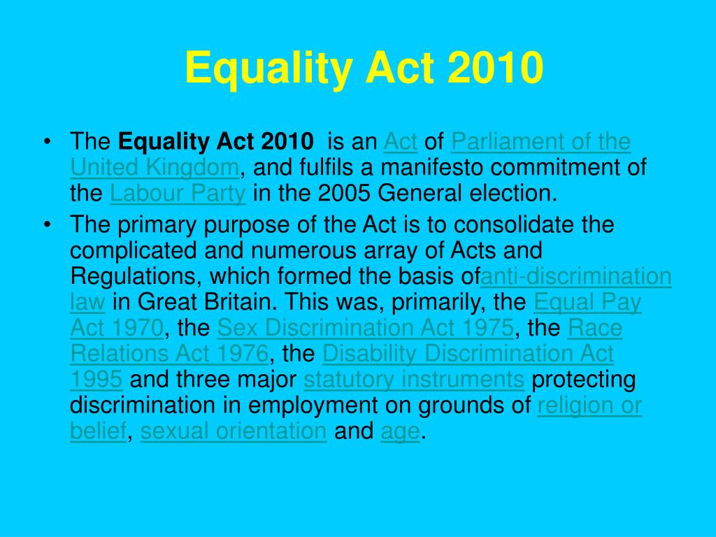PPT UK EQUALITY ACT VS. SERBIAN LAW ON PROHIBITION OF DISCRIMINATION