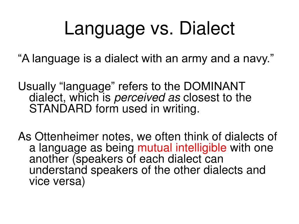 PPT Language and Dialect PowerPoint Presentation, free download ID