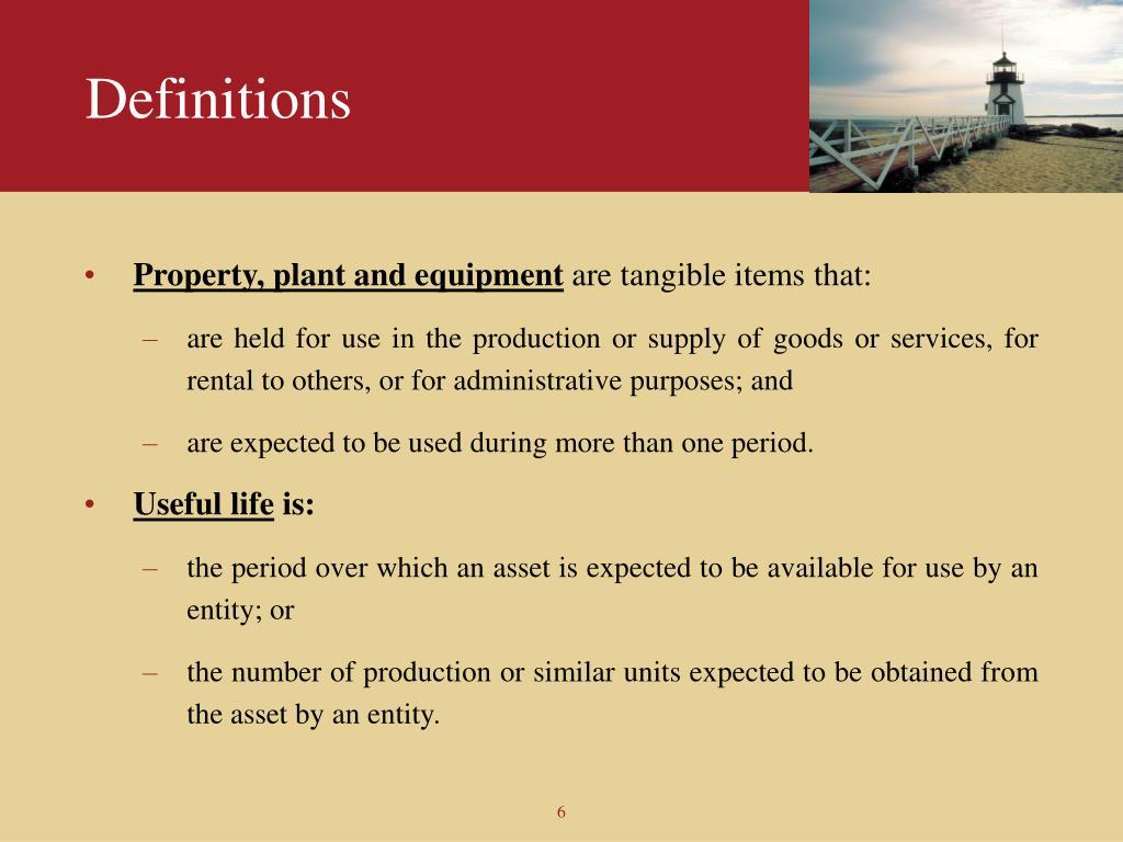 PPT Property, plant and equipment IAS 16 PowerPoint Presentation
