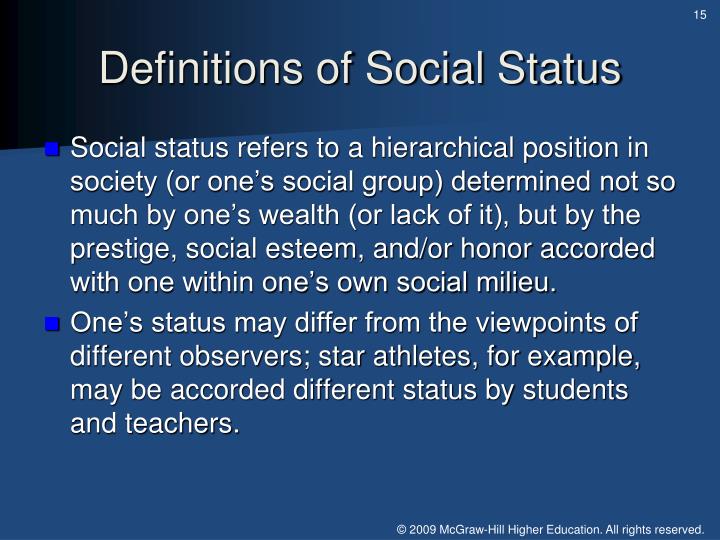 PPT The Role of Social Class and Social Status in Teaching and Learning PowerPoint
