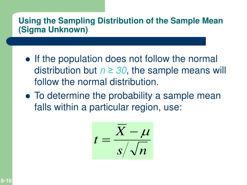 PPT Sampling Methods and the Central Limit Theorem PowerPoint