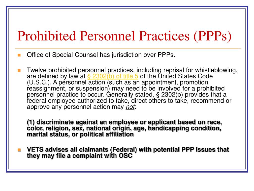PPT Uniformed Services Employment Reemployment Rights Act (USERRA
